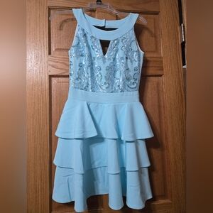 Elegant Blue Kids Dress